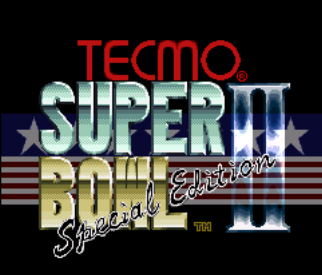 Tecmo Super Bowl II Title Screen